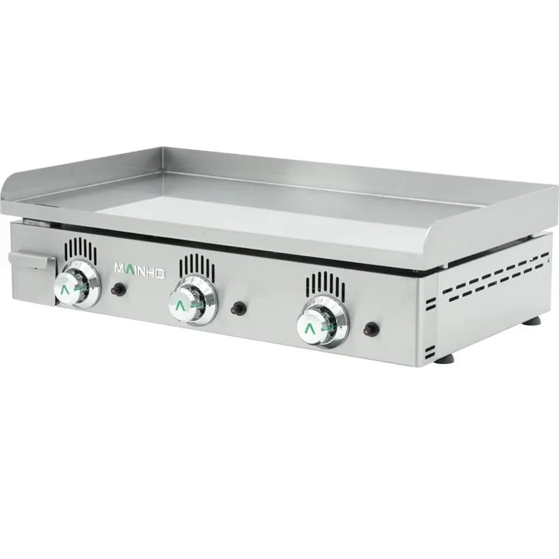 mobiliario-contract-plancha a gas cromo duro lisa